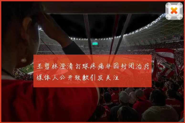 王哲林澄清打球疼痛非因封闭治疗媒体人公开致歉引发关注
